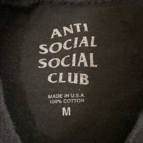 Anti Social Social Club TShirt Size M - Picture 3 of 4